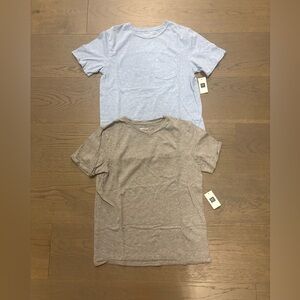 Gap gray & blue youth boys short sleeve tops sz 10 ret $59ea